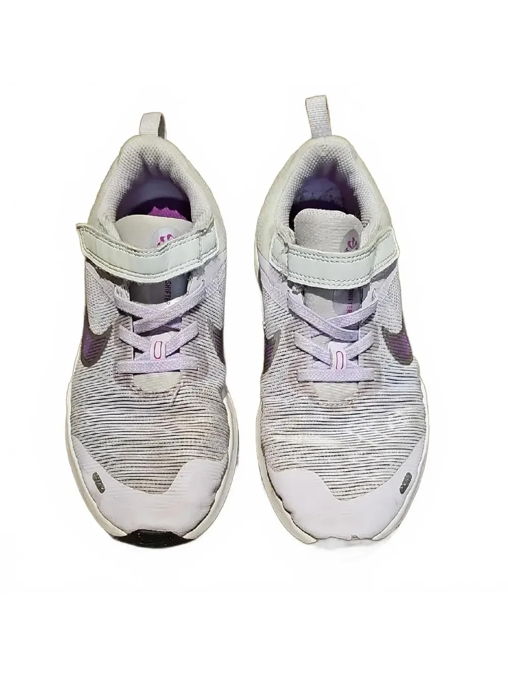 Nike Downshifter Purple and Gray Sneakers Size 2Y